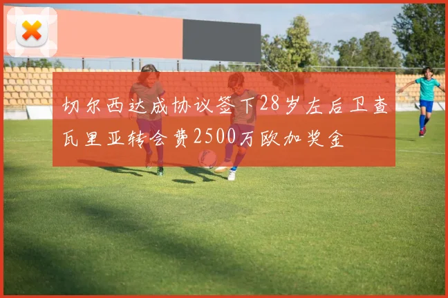 切尔西达成协议签下28岁左后卫查瓦里亚转会费2500万欧加奖金